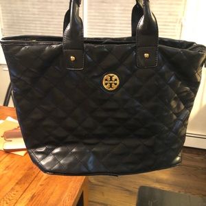 Tory Burch quilted leather tote